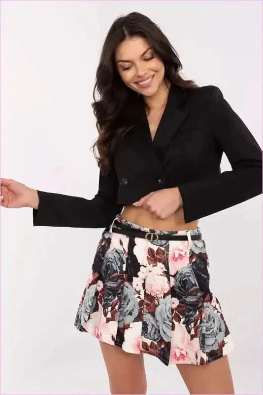 Floral Skirt Shorts Fashion Style