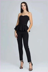Frilled Corset Trousers Unique Style Fashion