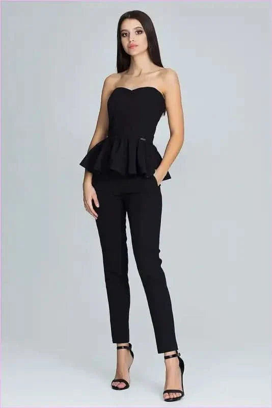 Frilled Corset Trousers Unique Style Fashion