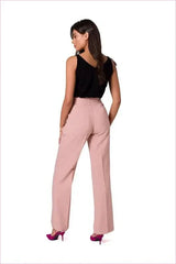 Gold Button Unique Style Pants