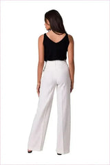 Gold Button Unique Style Pants