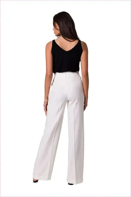 Gold Button Unique Style Pants