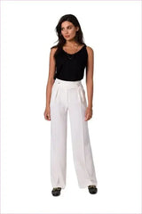 Gold Button Unique Style Pants