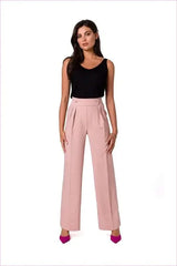 Gold Button Unique Style Pants