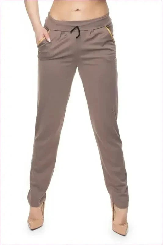 Gold Piping Trousers Unique Style Fashion
