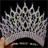 Gothic Tiara Black with Rhinestones for a Bold Bridal Look
