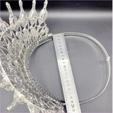 Gothic Tiara Black with Rhinestones for a Bold Bridal Look