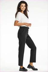 Gray Cigarette Pants Elegant Fashion Style