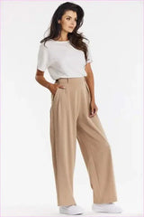Gray Wide-leg Pants Fashion Style