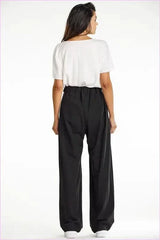 Gray Wide-leg Pants Fashion Style