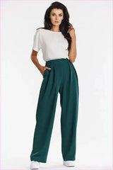 Gray Wide-leg Pants Fashion Style
