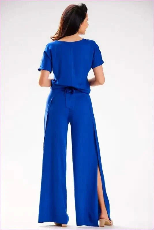 Grecian Style Viscose Pants Unique Polish Fashion