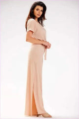 Grecian Style Viscose Pants Unique Polish Fashion