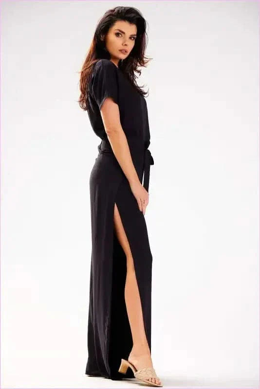 Grecian Style Viscose Pants Unique Polish Fashion