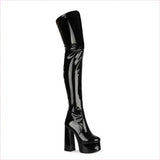 High Platform Heel Over-the-knee Boots for a Bold Style