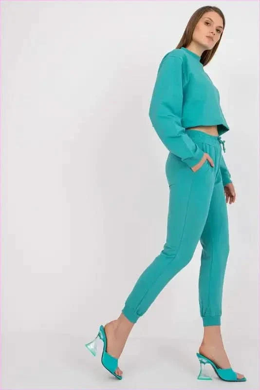 High Rise Drawstring Sweatpants Unique Style