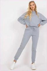 High Rise Drawstring Sweatpants Unique Style
