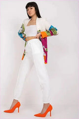 High Rise Elastic Waist Pants Women's Fashion