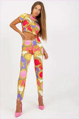High Rise Elastic Waist Pants Women's Fashion