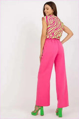 High Rise Fashion Pants Unique Style Trousers Elevated Waist Pants