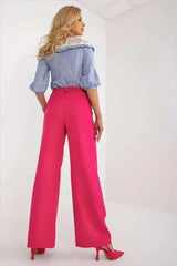 High Rise Fashion Pants Unique Style Trousers Elevated Waist Pants