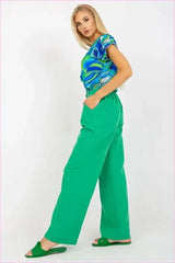 High Rise Fashion Pants Unique Style Trousers Elevated Waist Pants