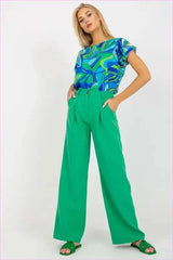 High Rise Fashion Pants Unique Style Trousers Elevated Waist Pants