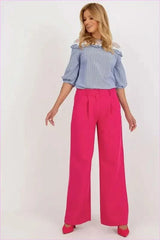 High Rise Fashion Pants Unique Style Trousers Elevated Waist Pants