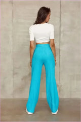 High Rise Wide Leg Fashion Pants