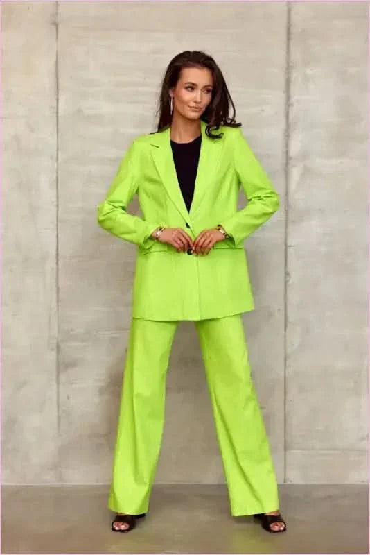 High Rise Wide Leg Fashion Pants