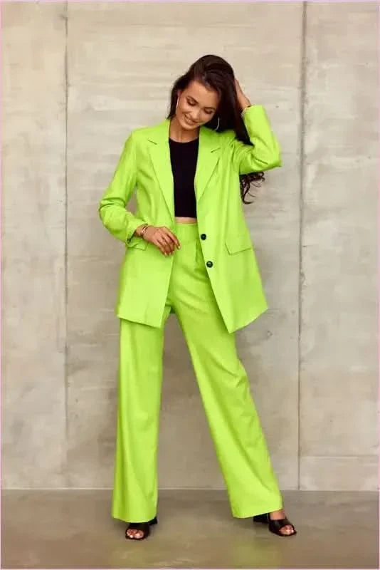 High Rise Wide Leg Fashion Pants