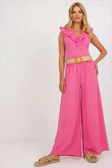 High Rise Wide Leg Pants Unique Fashion Style