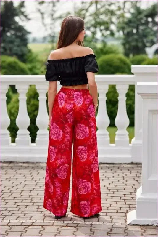 High Waist Capri Pants Fashion