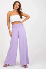 High Waist Crease Pants Unique Style Fashion