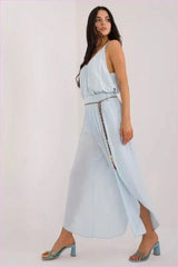 High Waist Fashion Pants Unique Style High Waist Pants Womens Airy Tie Waist Pants
