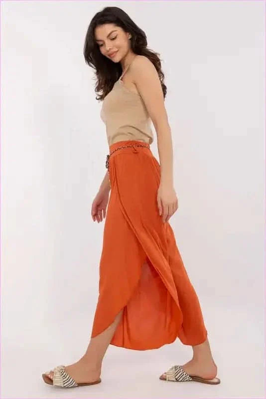 High Waist Fashion Pants Unique Style High Waist Pants Womens Airy Tie Waist Pants