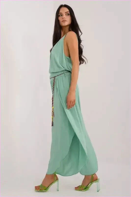 High Waist Fashion Pants Unique Style High Waist Pants Womens Airy Tie Waist Pants
