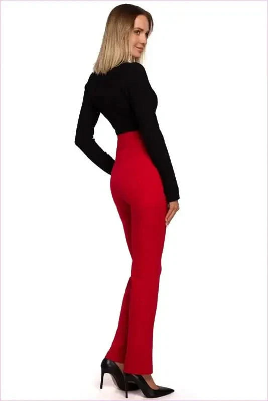 High Waist Fashion Trousers Unique Style