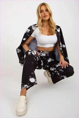High Waist Wide Leg Pants Fashion Style