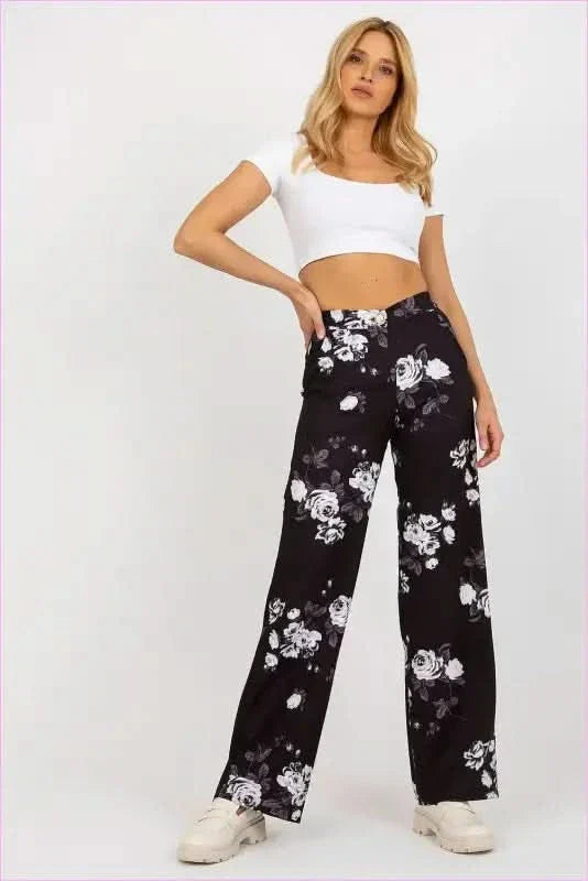 High Waist Wide Leg Pants Fashion Style
