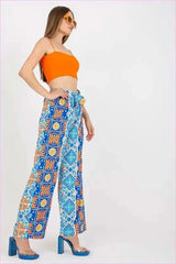 High Waist Wide Leg Pants Women's Fashion