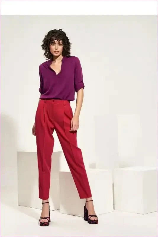 High Waisted Balloon Pants Unique Office Style Fashion