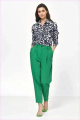 High Waisted Balloon Pants Unique Office Style Fashion
