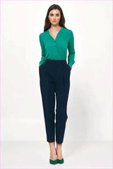 High Waisted Balloon Pants Unique Office Style Fashion