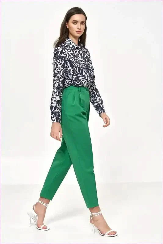 High Waisted Balloon Pants Unique Office Style Fashion