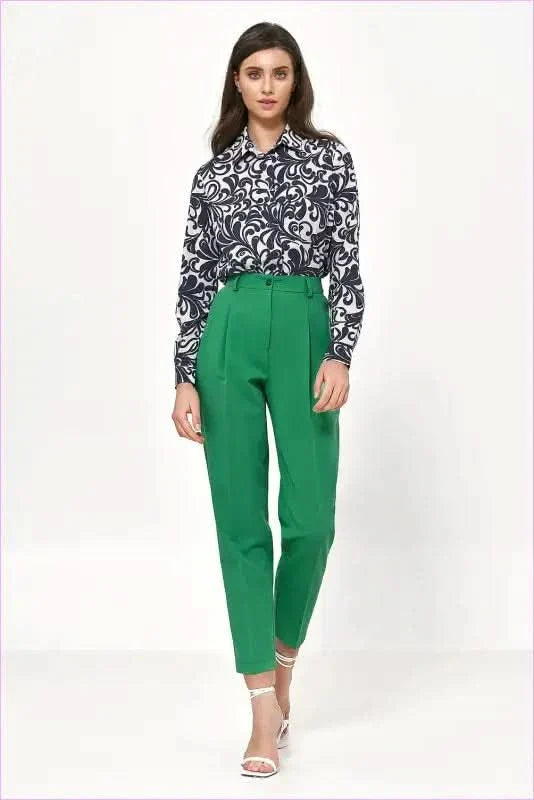 High Waisted Balloon Pants Unique Office Style Fashion
