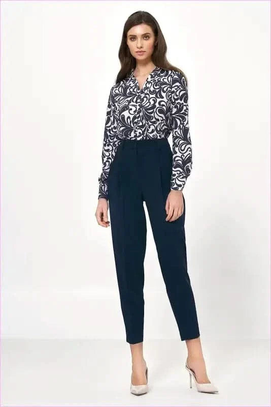 High Waisted Balloon Pants Unique Office Style Fashion