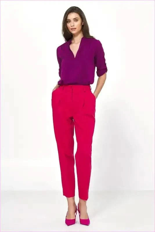 High Waisted Balloon Pants Unique Office Style Fashion