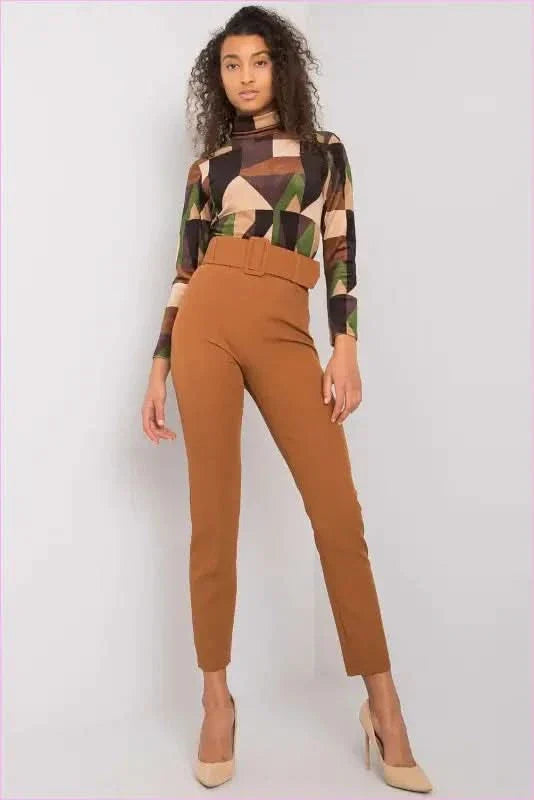High Waisted Cigarette Pants Unique Style Fashion