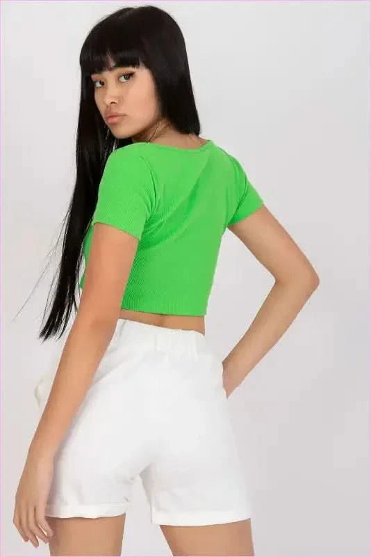 High Waisted Cotton Shorts Unique Style Fashion